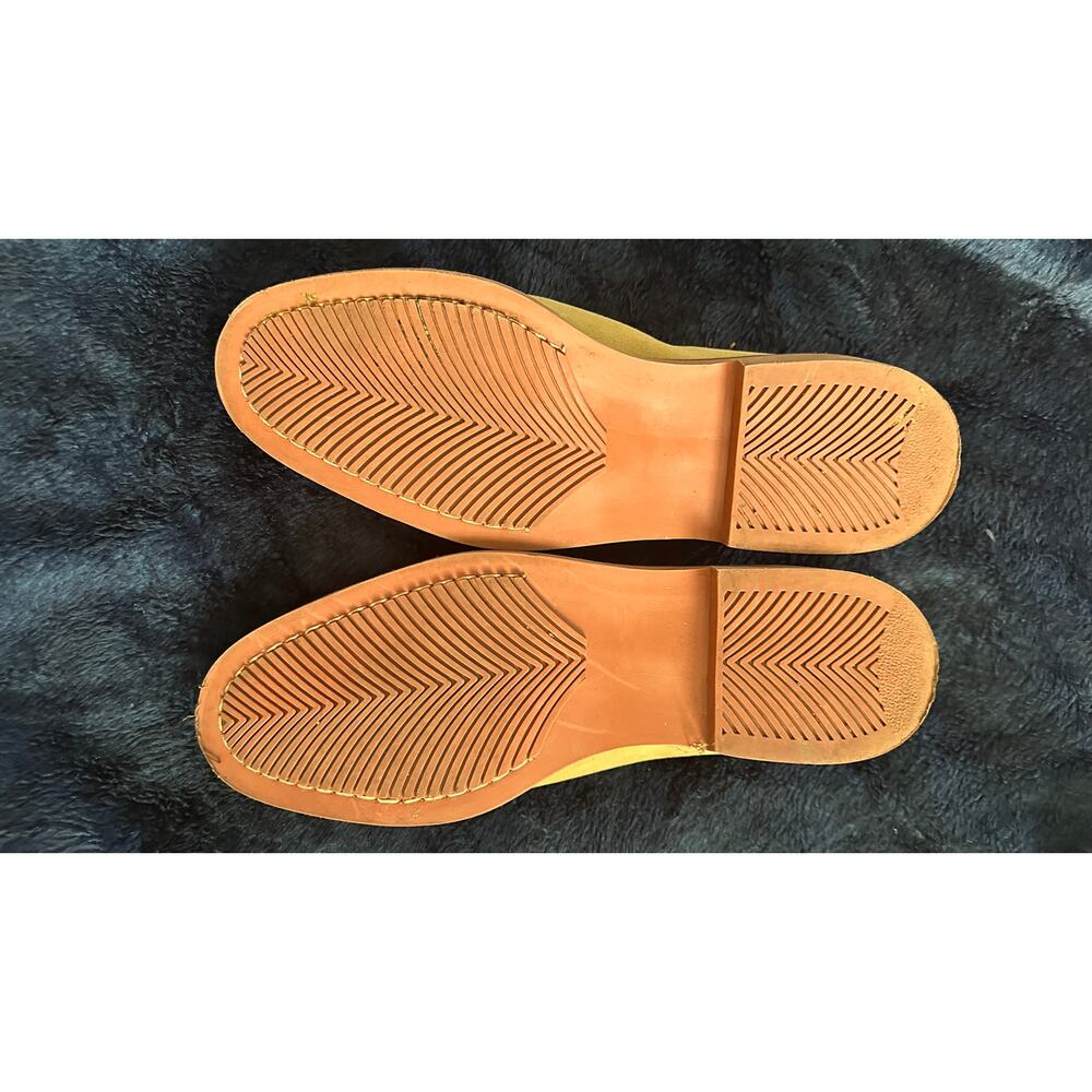 VINTAGE NEW UNWORN SUEDE GUM SOLE PENNY LOAFERS MADE IN ITALY FOR GAP 11D - Picture 7 of 7
